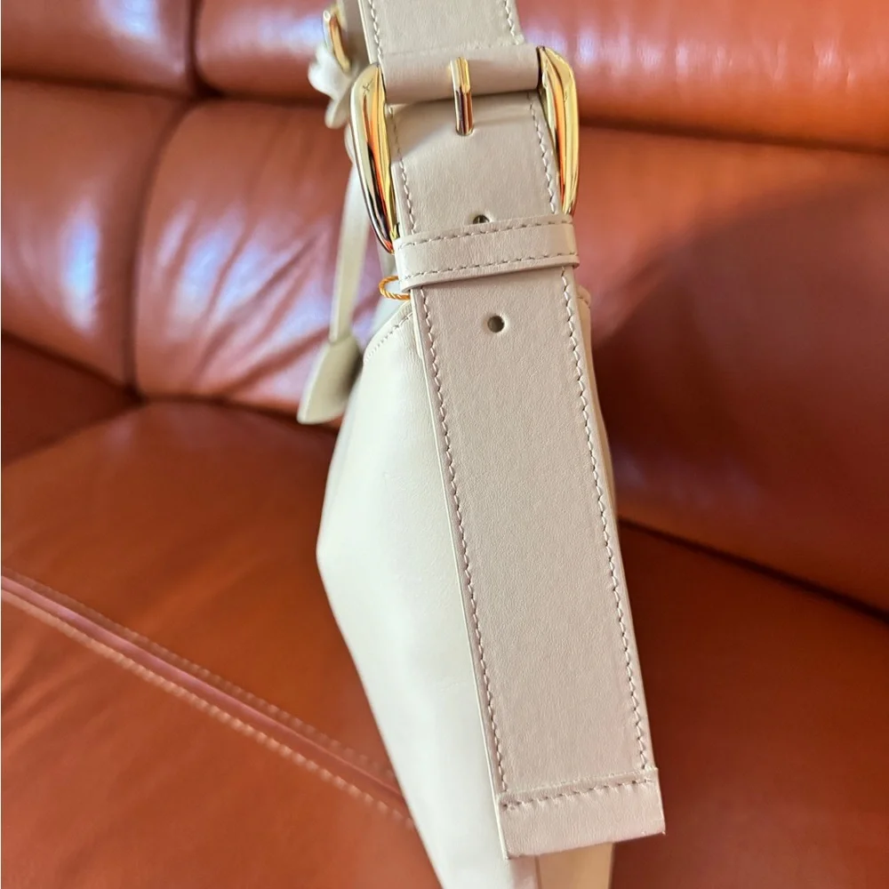 Bruno Magli Cora Leather Made in Italy Hobo Shoulder Bag